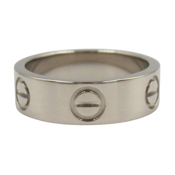 CARTIER 18k White Gold Love Ring - Picture 3 of 9